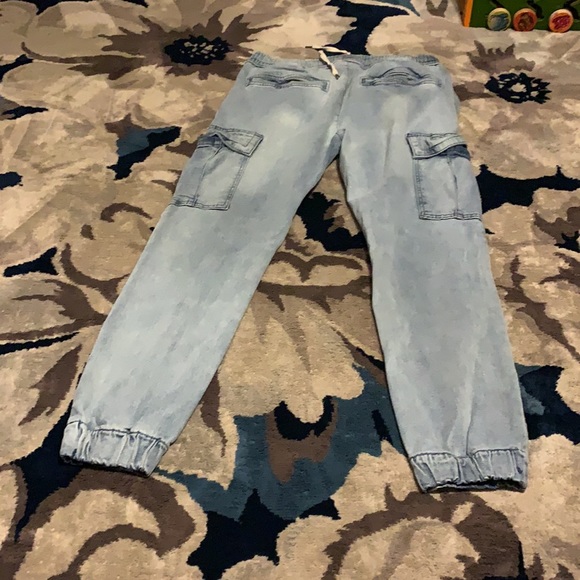 COPY - Men’s size large denim joggers - Picture 2 of 3